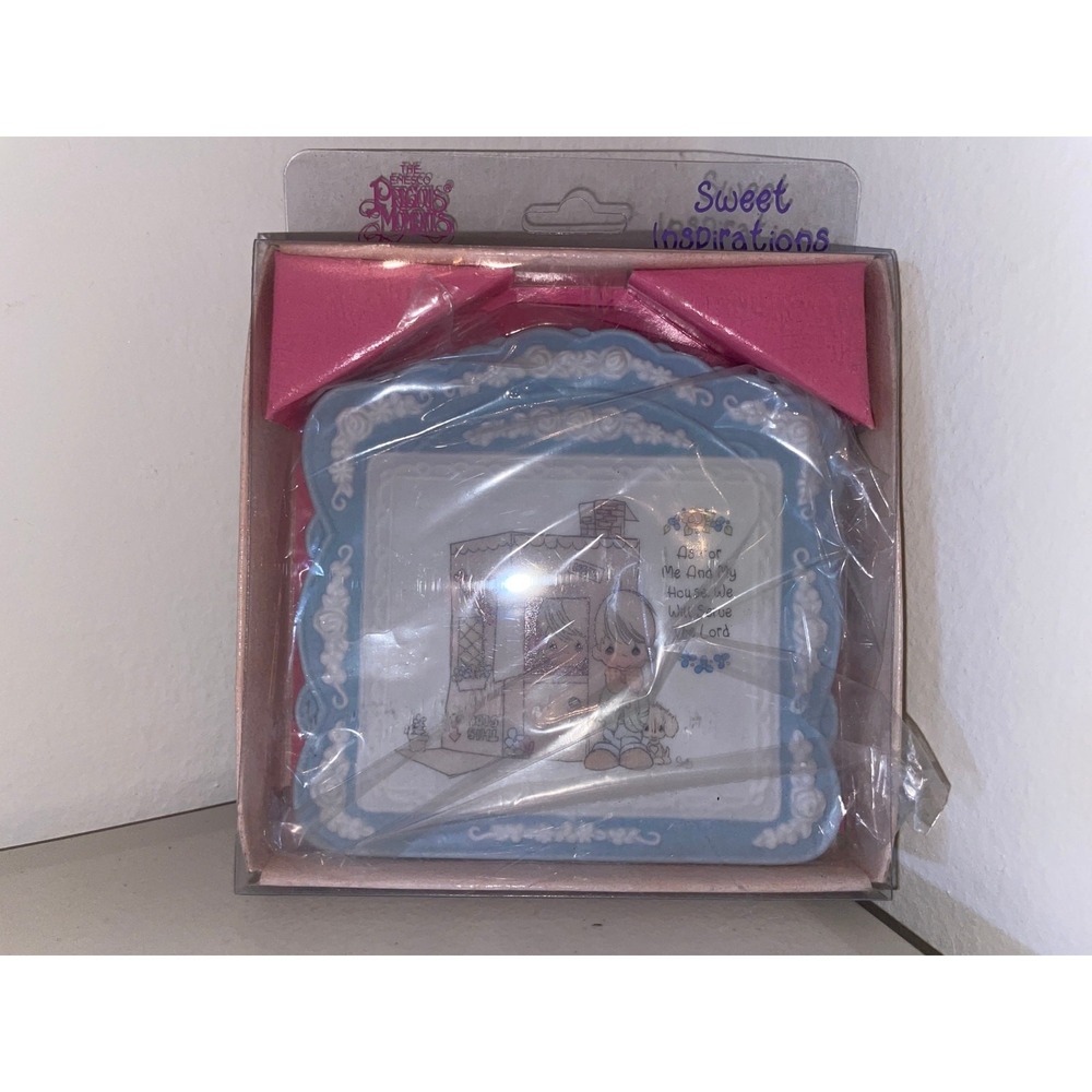 Precious Moments Sweet Inspirations Bisque Plaque As For Me And My House 129852
